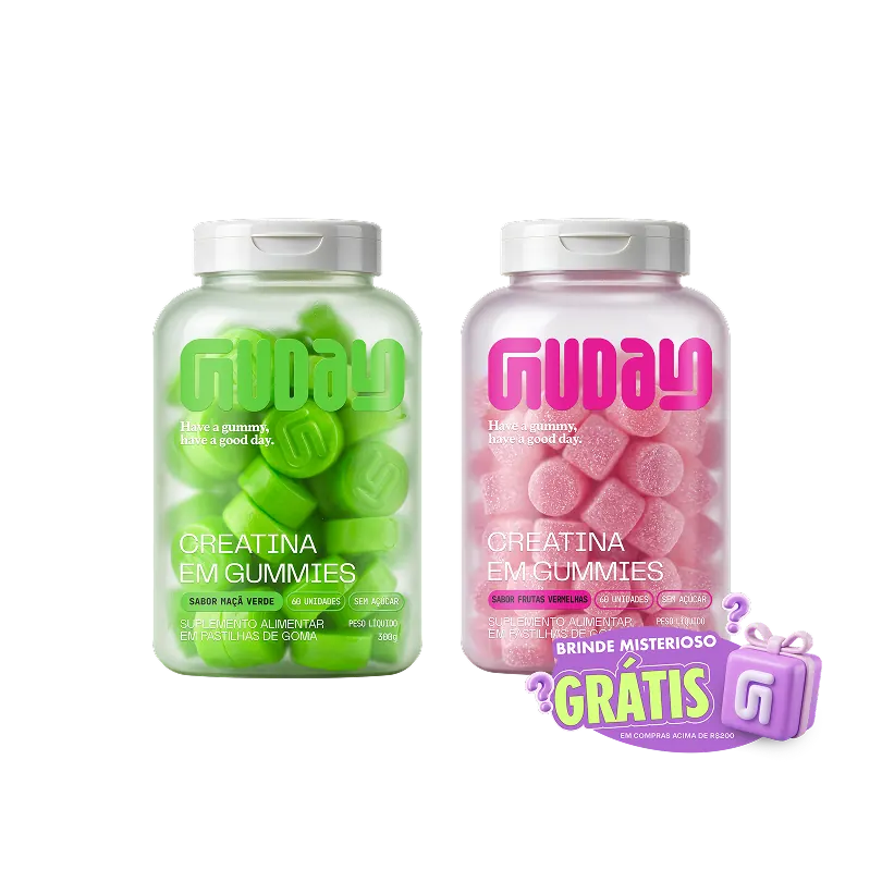 Creatina Maçã Verde + Creatina Frutas Vermelhas 💖💚