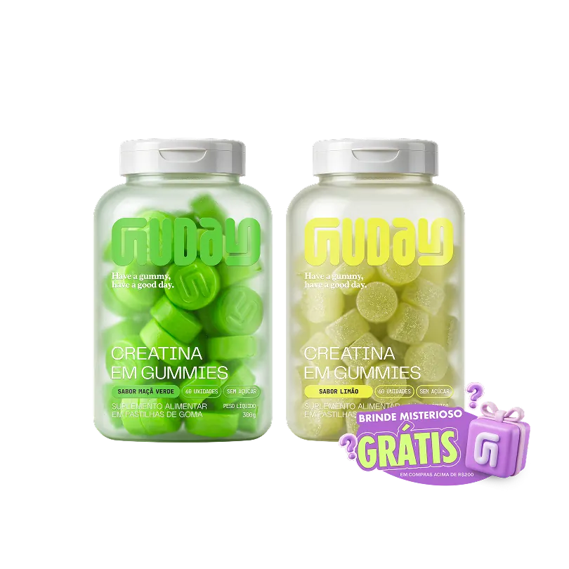 Creatina Maçã Verde + Creatina Limão